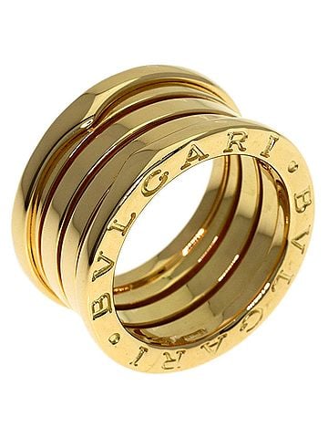 Bvlgari BVLGARI B-zero1 3-band ring #48, 18K yellow gold, women's. (view 2)
