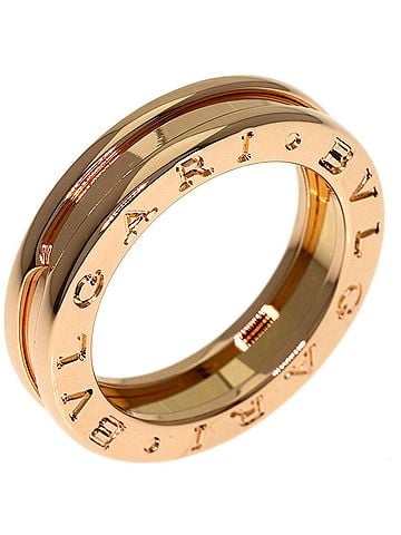 Bvlgari BVLGARI B-zero1 1-band #49 Ring, 18K Pink Gold, Women's. (view 2)