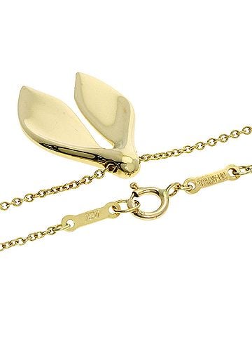 Tiffany & Co. Tiffany & Co. Whale Tail Necklace, 18K Yellow Gold, Women's. (view 2)