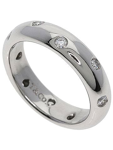 Tiffany & Co. Tiffany & Co. Dots Ring, 5-Piece Diamond Platinum PT950, Women's Ring. (view 1)