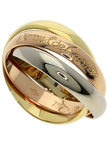 Cartier Cartier Trinity #49 Ring - 18K Yellow Gold/18K Pink White Gold Women's CARTIER (view 1)