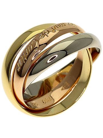 Cartier Cartier Trinity #50 Ring - 18K Yellow Gold/18K White Pink Gold Women's CARTIER (view 2)