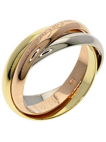 Cartier Cartier Trinity #58 Ring - 18K Yellow Gold/18K Pink White Gold Women's CARTIER (view 2)