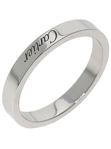 Cartier Cartier C de Wedding Ring #56, Platinum PT950, Women's, CARTIER (view 2)