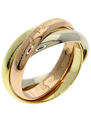 Cartier Cartier Trinity #52 Ring - 18K Yellow Gold/18K Pink White Gold Women's CARTIER (view 2)