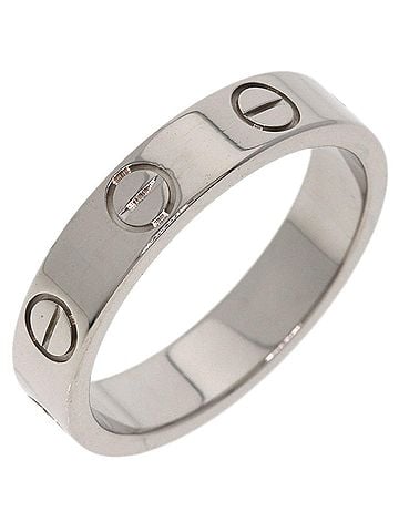 Cartier Cartier Mini Love Ring #47, 18K White Gold, Women's Ring, CARTIER (view 2)