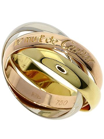 Cartier Cartier Trinity #49 Ring - 18K Yellow Gold/18K Pink White Gold Women's CARTIER (view 1)