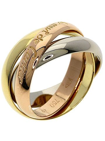 Cartier Cartier Trinity #49 Ring - 18K Yellow Gold/18K Pink White Gold Women's CARTIER (view 2)