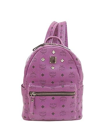 MCM MCM All-over print studded backpack/bag/daypack, PVC, women's. (view 1)