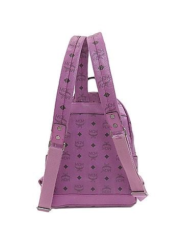 MCM MCM All-over print studded backpack/bag/daypack, PVC, women's. (view 2)
