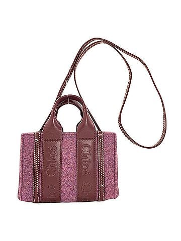 Chloé Chloé Chloe Woody Mini 2-Way Handbag Felt/Leather Women's CHLOE (view 1)