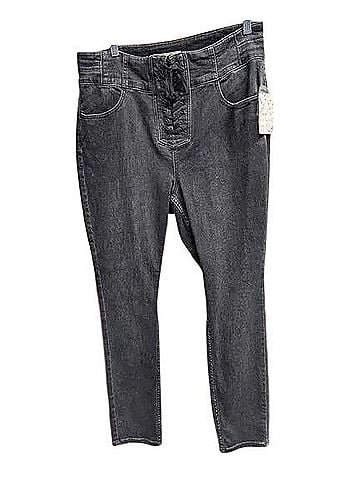 Free People Lace-Up Front Jeans Casual Pants (view 2)