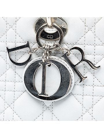 Dior Large Lambskin Cannage Lady Dior (view 2)