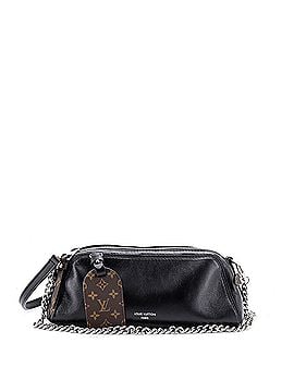 Louis Vuitton Pochette Vibe Shoulder Bag Leather with Monogram Canvas (view 1)