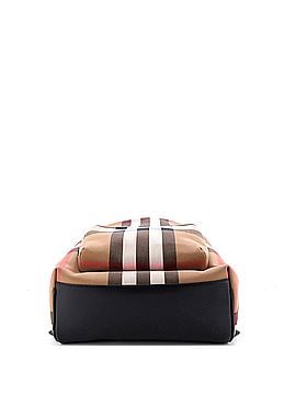 Burberry Jeff Backpack House Check Canvas Medium (view 2)