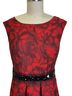 Eliza J 100% Polyester 100% Polyester Floral Red Cocktail Dress Size 6 - photo 2