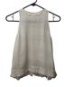 Cloth & Stone Plaid White Ivory Sleeveless Top Size XS - photo 1