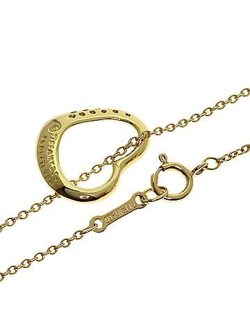 Tiffany & Co. Tiffany & Co. Open Heart Diamond Necklace, 18K Yellow Gold, Women's. (view 2)