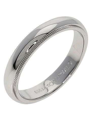 Tiffany & Co. Tiffany & Co. Milgrain Ring, Platinum PT950, Women's Ring. (view 2)