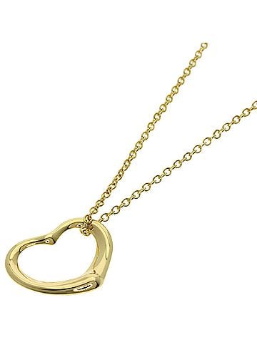 Tiffany & Co. Tiffany & Co. Open Heart Necklace, 18K Yellow Gold, Women's. (view 1)