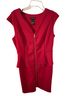 En Focus Studio Red Cocktail Dress Size 14 - photo 1