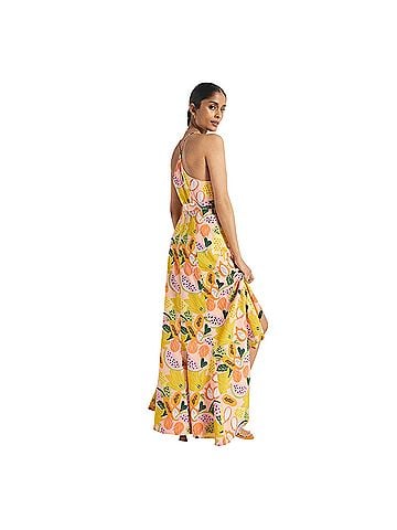 Anthropologie Lee tropical missed fruit Cocktail Dress (view 2)