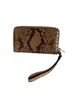 Michael Kors Snake Print Brown Leather Wristlet One size - photo 2