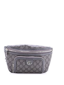 Gucci Ophidia Front Pocket Zip Belt Bag GG Coated Canvas Medium (view 1)
