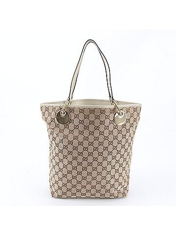 Gucci Gucci GG Canvas 120836 Leather Tote Bag Handbag Shoulder Brand Women's (view 1)
