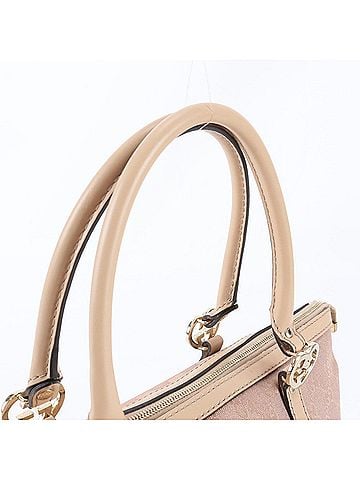 Gucci Excellent condition Gucci GG canvas Lovely 257069 leather tote bag, handbag, shoulder women's. (view 2)