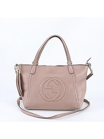 Gucci Excellent condition Gucci Soho Interlocking G 369176 Leather 2-Way Handbag Shoulder Bag for Women (view 1)