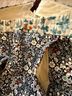 J.Crew 100% Cotton Floral Blue White Casual Pants Size 6 - photo 8
