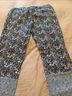 J.Crew 100% Cotton Floral Blue White Casual Pants Size 6 - photo 6