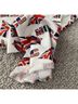 Soccer Scarf Print Multi Color Beanie One size - photo 7