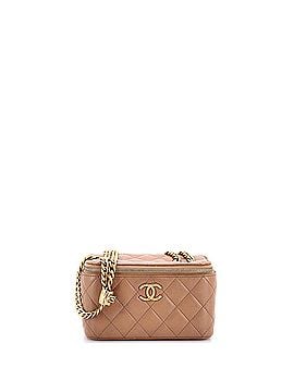 Chanel All Slide Long Vanity Case with Chain Quilted Lambskin Small (view 1)