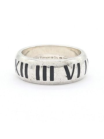 Tiffany & Co. Tiffany & Co. Atlas Sterling Silver 925 Ring, Women's Ring. (view 1)