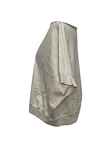 Rick Owens Rick Owens Dagger T-Shirt in Grey Cotton (view 2)