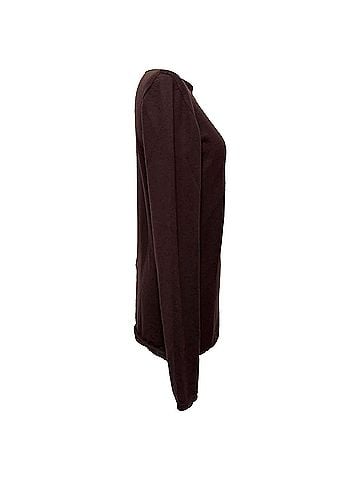 Rick Owens Rick Owens Knitted Sweater in Brown Wool (view 2)