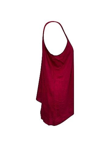 Rick Owens Rick Owens Loose Tank Top in Pink Cotton (view 2)