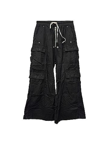 Rick Owens Rick Owens DRKSHDW Cargo Pants in Black Cotton (view 1)