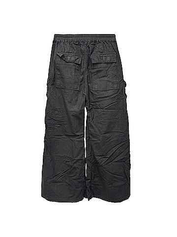 Rick Owens Rick Owens DRKSHDW Cargo Pants in Black Cotton (view 2)