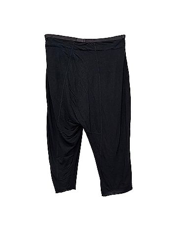 Rick Owens Rick Owens Drawstring Pants in Black Viscose (view 2)