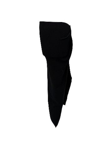 Rick Owens Rick Owens Draped Asymmetric Midi Skirt in Black Viscose (view 2)
