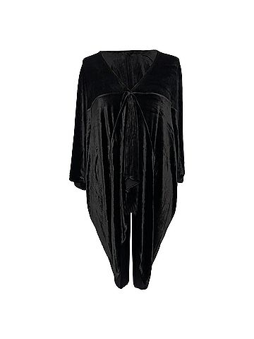 Rick Owens Rick Owens Em Oversized Top in Black Velvet (view 1)