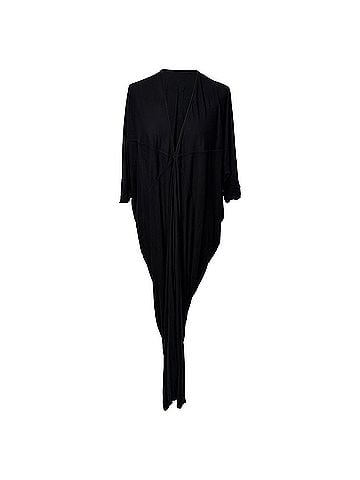 Rick Owens Rick Owens Concordians Kite Maxi Dress in Black Viscose (view 1)
