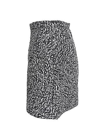 Balenciaga Balmain Jacquard Mini Skirt in Black Polyester (view 2)
