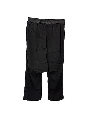Rick Owens Rick Owens Drawstring Pants in Black Virgin Wool (view 2)