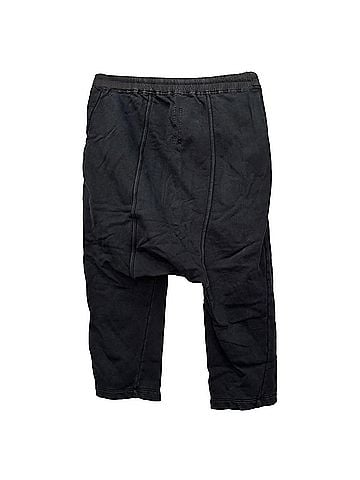 Rick Owens Rick Owens DRKSHDW Drawstring Pants in Black Cotton (view 2)