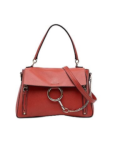 Chloé Medium Leather Faye Day Satchel (view 1)