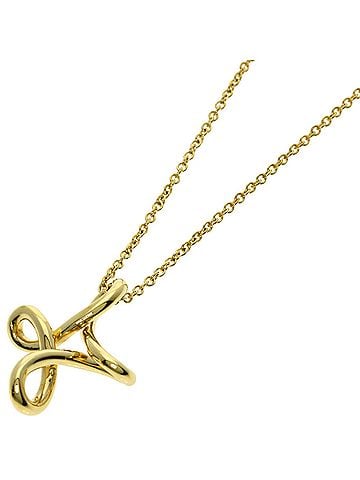 Tiffany & Co. Tiffany & Co. Infinity Cross Necklace, 18K Yellow Gold, Women's. (view 1)